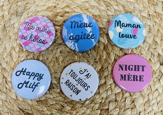 Badges pour les mamans 1