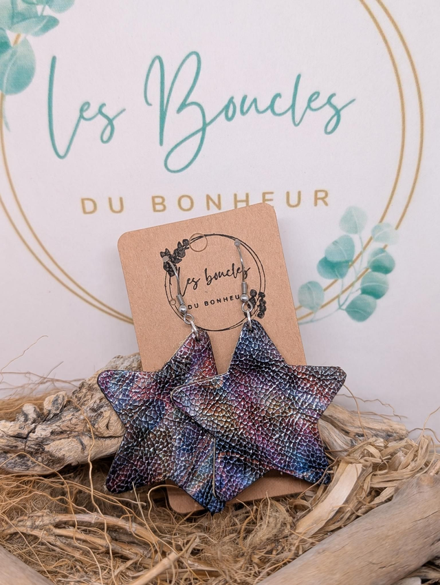 Boucles d&#039;oreilles Star s122