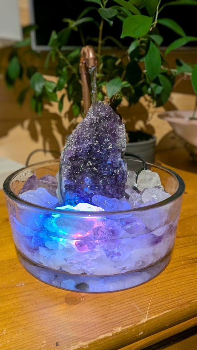 Fontaine d&#039;améthyste 