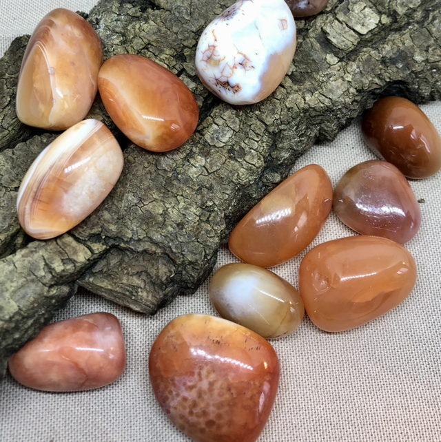 Pierre roulée Cornaline 