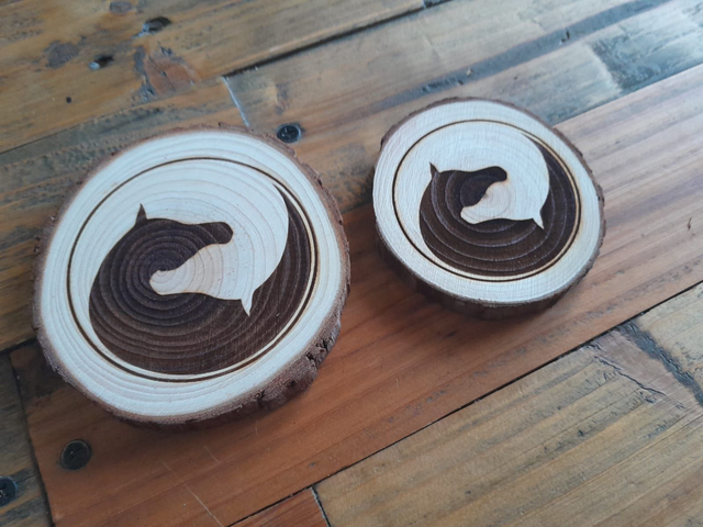 RONDIN YIN et YANG CHEVAUX