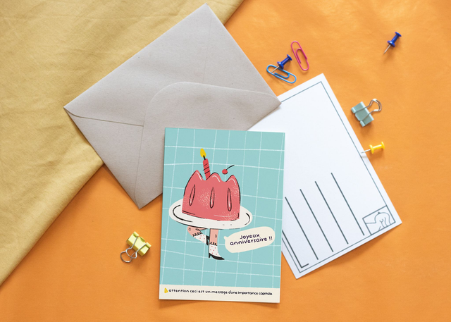 Carte Postale - Joyeux anniversaire