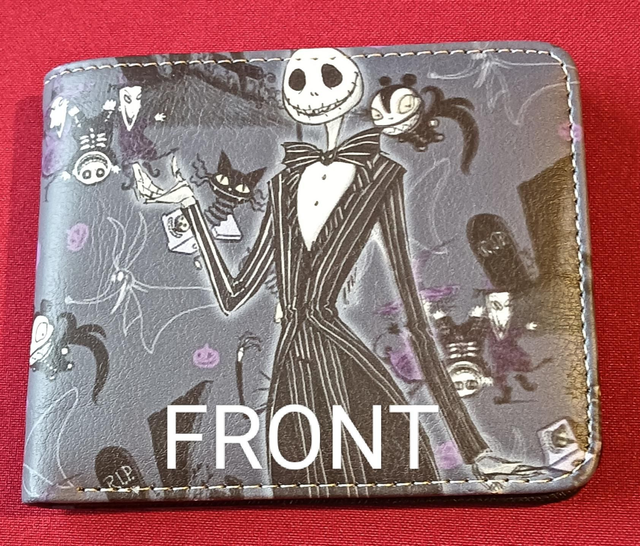 Nightmare Before Christmas Jack Skellington Wallet.
