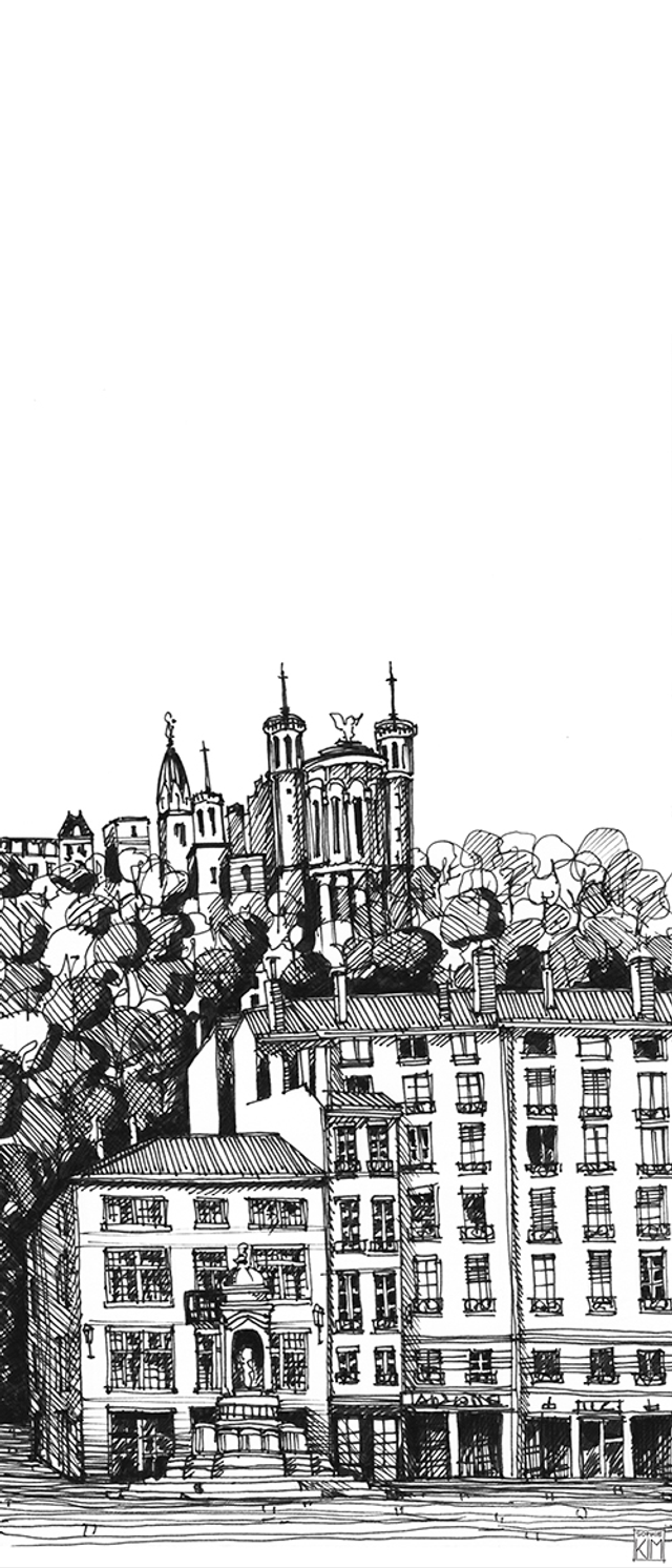 Croquis Lyonnais Depuis Saint Jean #1