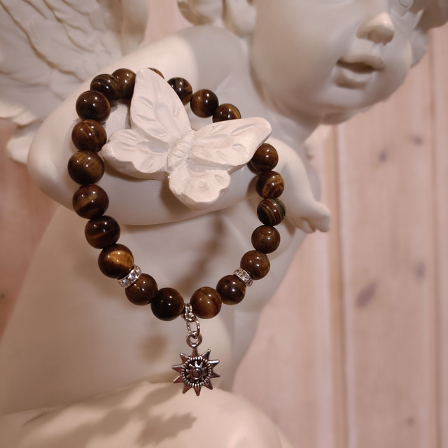 Bracelet Oeil de Tigre Brun