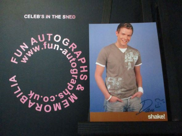 Dave Payne Original Pre-Print Milkshake 6x4 Cast Card