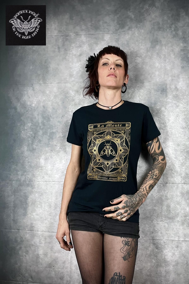 T-shirt Classic Lady "Acherontia" Gold