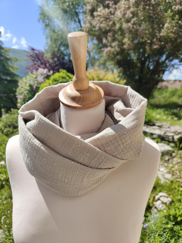 Tour de cou taupe