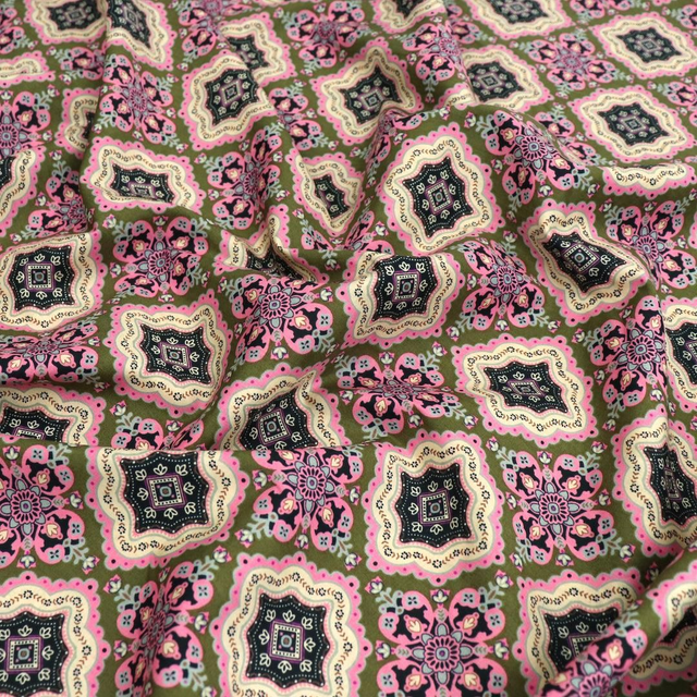 Vintage Tiles - pima Cotton Lawn