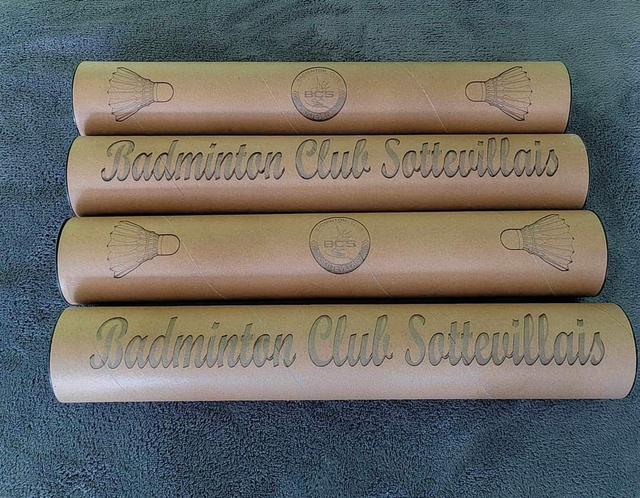Boite de volant Badminton personnalisable