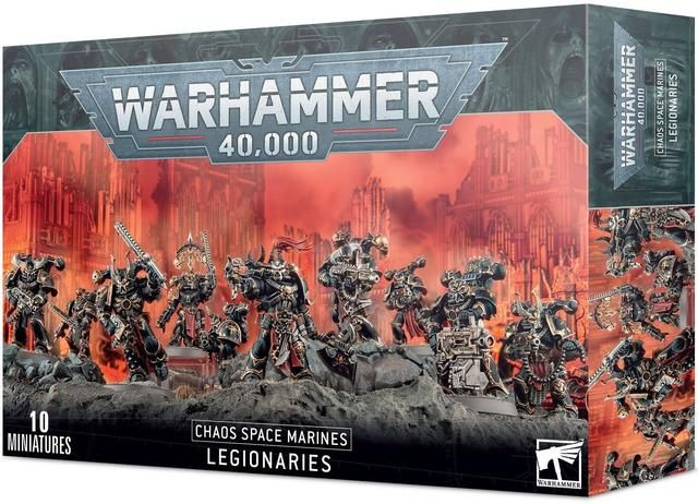 Games Workshop Warhammer 40K: Chaos Space Marines - Legionaries