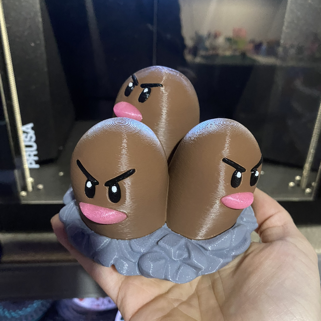 Fanart pla effetto multicolor o glitter