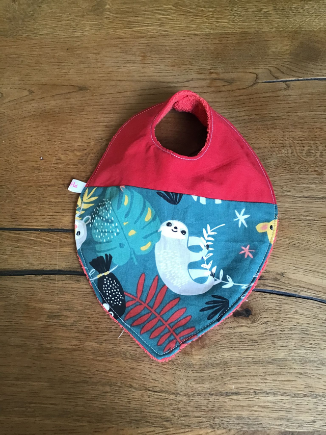 Bavoir bandanas 0/6mois 