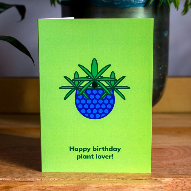 Plant Lover Birthday Card