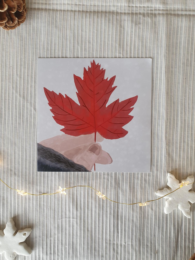 Vent d&#039;hiver (Carte de vœux)