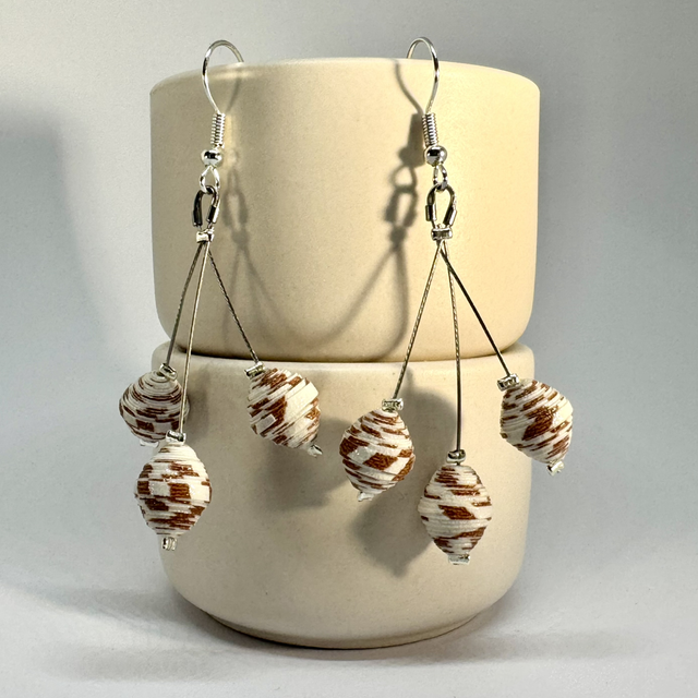 Boucles d’oreilles « Trilogie élégante »