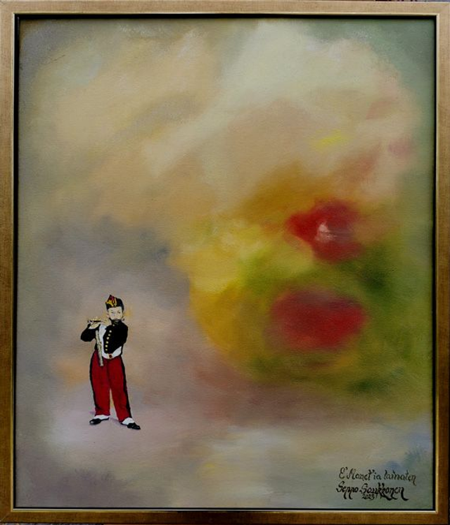 32: Huilistipoika (60x50 cm)