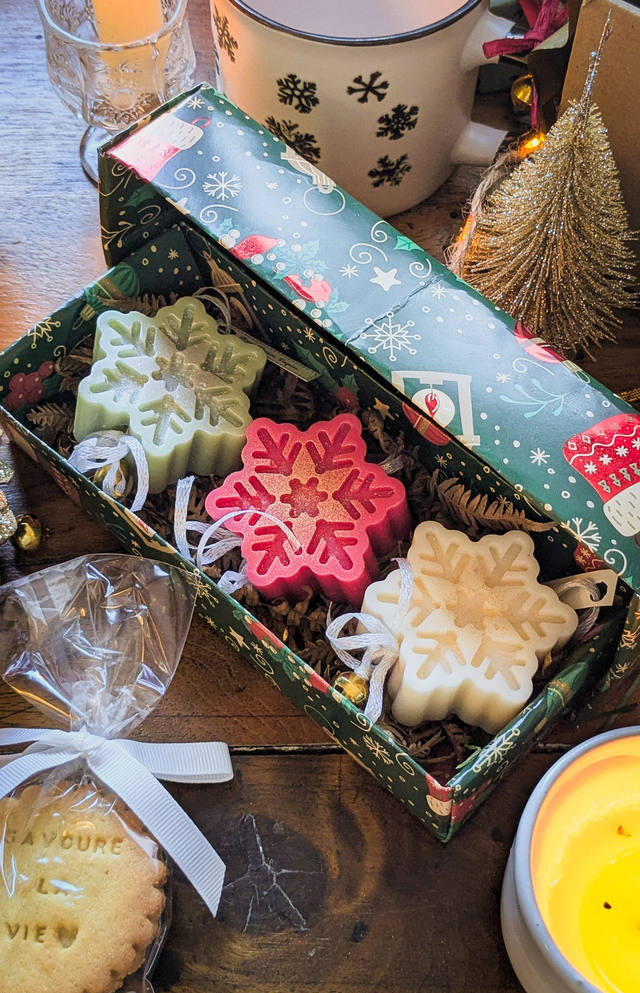 Flocons Enchantés ✨-❄️Suspensions parfumés (x3)