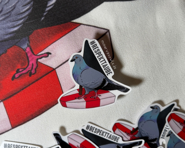 Pigeon Sticker - Bächlesurfer