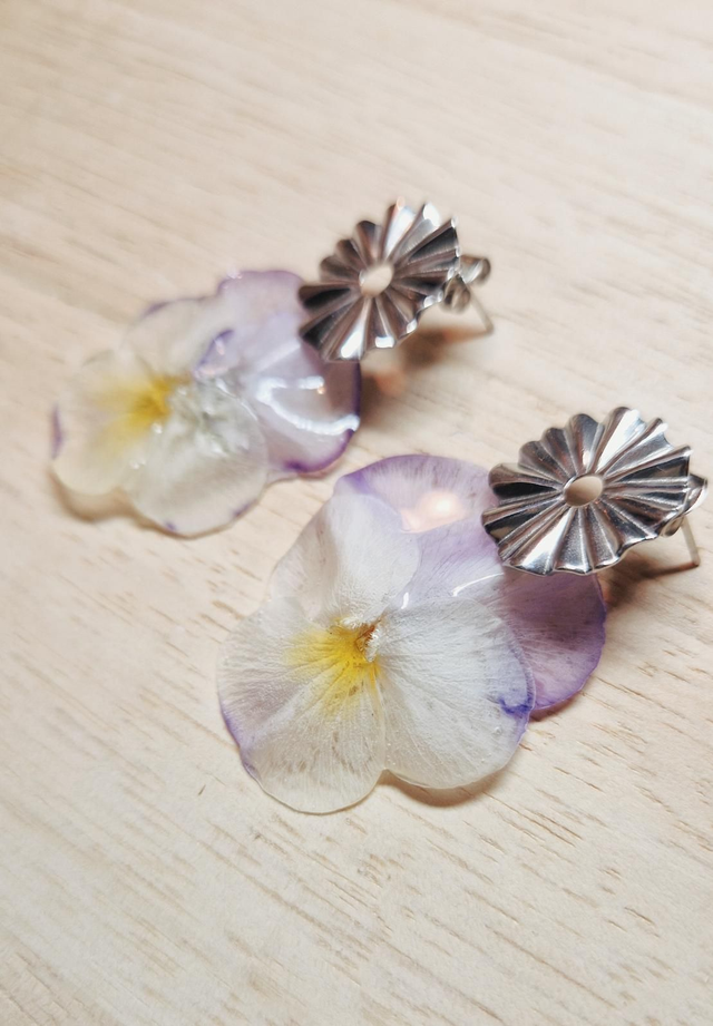 Boucles d'oreilles  "Yacinthe"