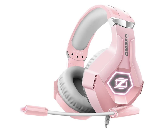 Cascos Gaming Ozeino Rosa