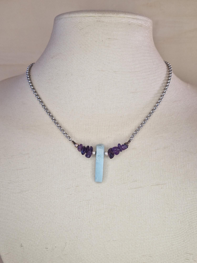 Amazonite, Améthyste / 047