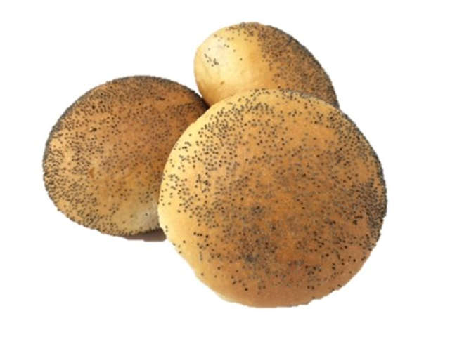 Harde bol met maanzaad