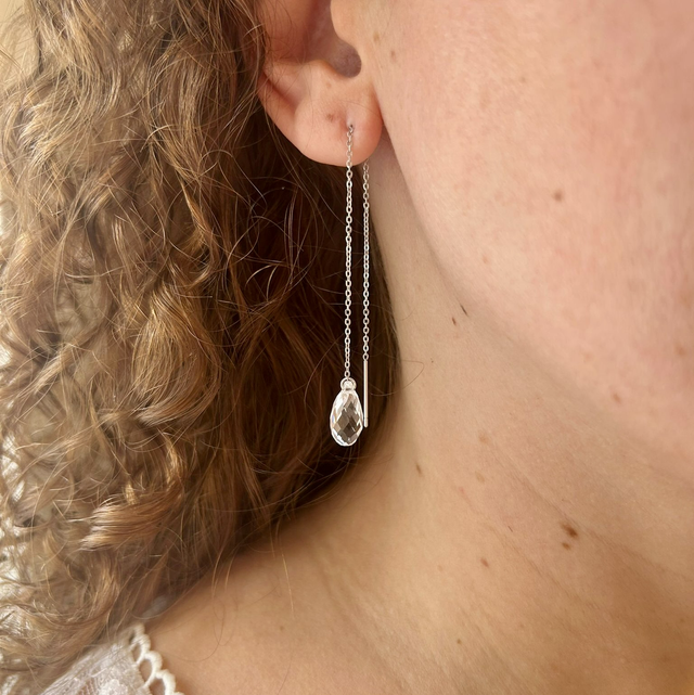 Boucles d'oreilles en cristal