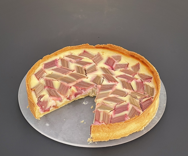 Rhubarb tart 