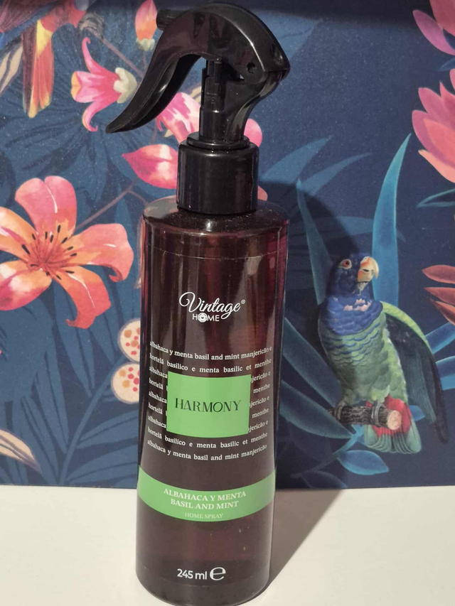 Spray d&#039;ambiance &quot;Harmony&quot; (Basilique/Menthe) 245ml - Vintage Parfum