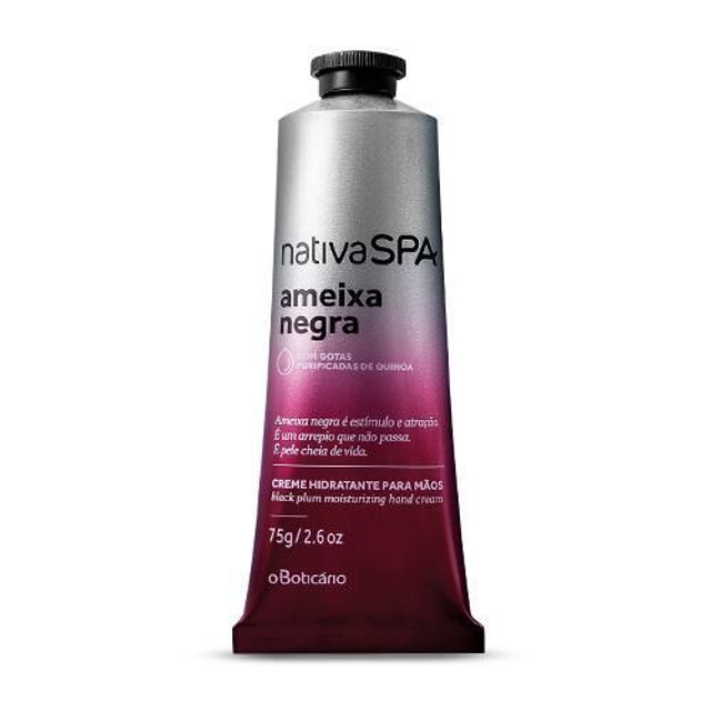 Crema de manos de ciruela negra Nativa Spa, 75 g