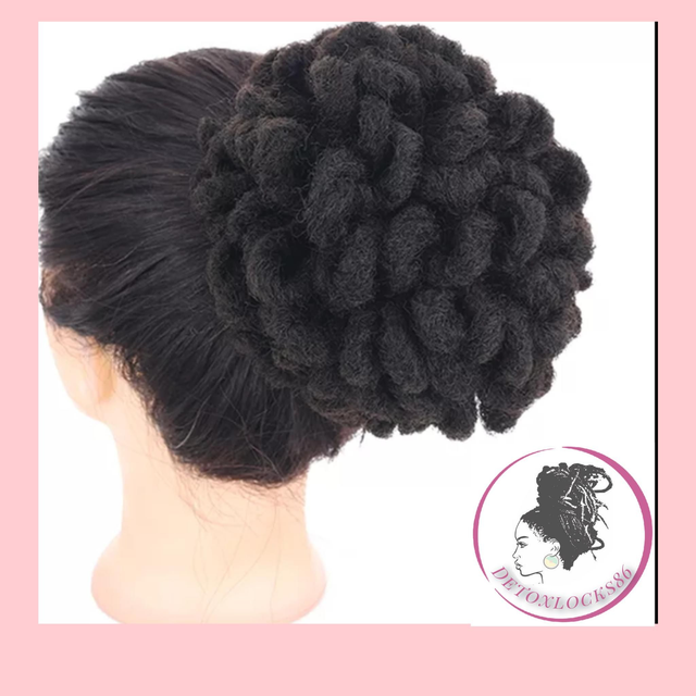 Postiche Synthétique Locks Noir