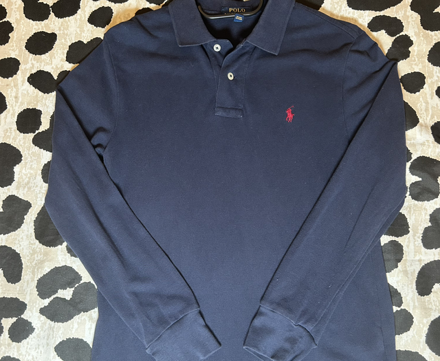 Polo Ralph Lauren enfant bleu marine – Taille M (10-12 ans)