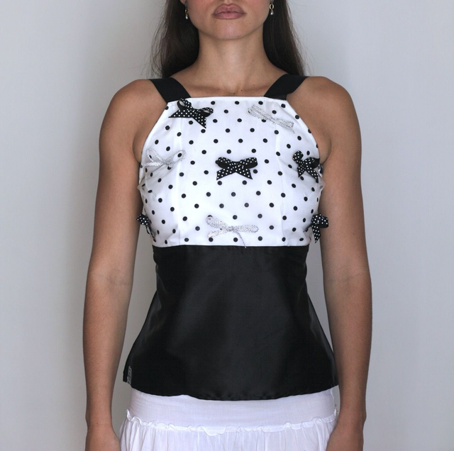 bows backless top XS-S