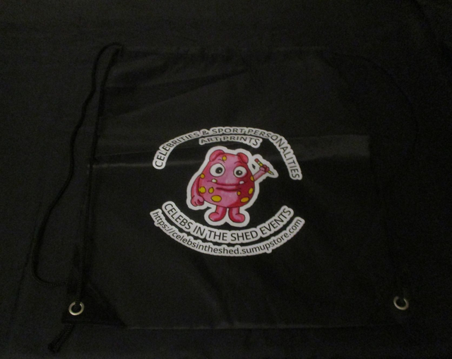 Celebs In The Shed Logo Drawstring Bag