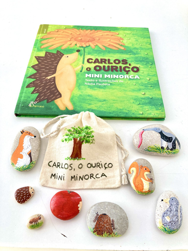 Jogo do livro “Carlos, o Ouriço Mini Minorca”