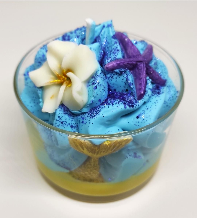 Bougie chantilly parfumée Monoï 