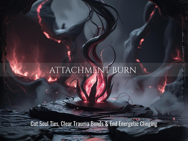 Attachment Burn | Cut Soul Ties, Clear Trauma Bonds & End Energetic Clinging | Same Day Delivery