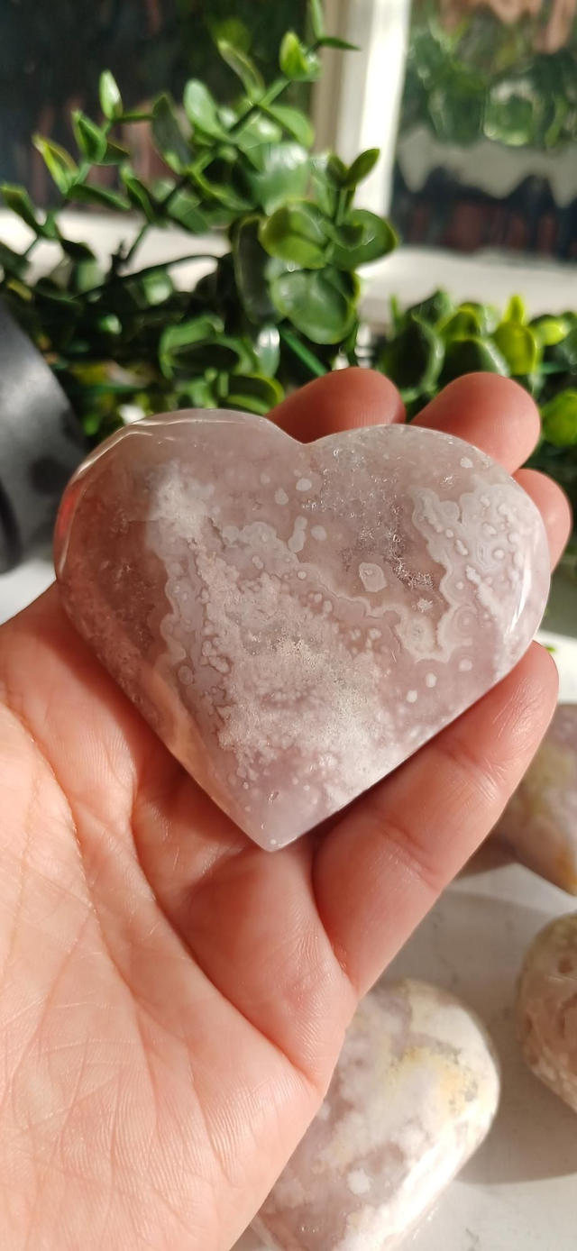 Pink Amethyst Heart No. 1