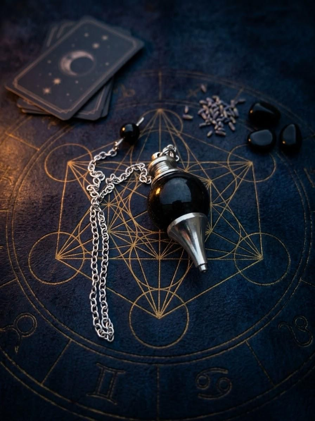 Pendule Sephoroton tourmaline noir