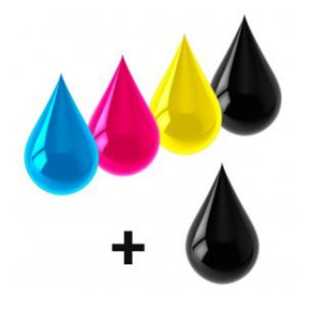 55XEpson Compatible COULEUR lot*4, jet d'encre, T055X 