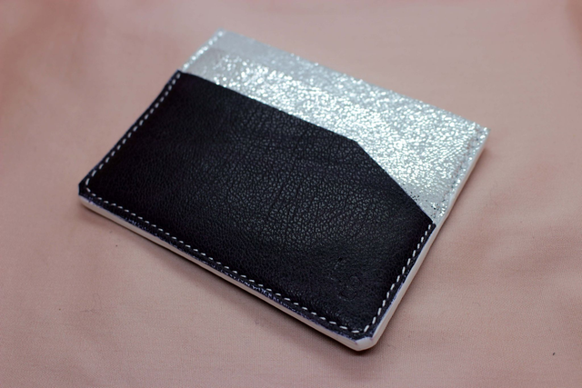 Porte Carte - Prune&amp;Argent