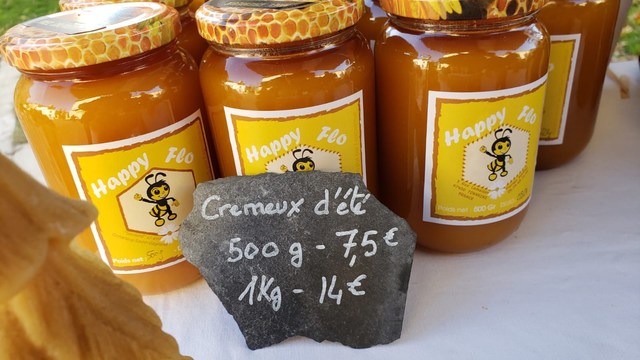 Miel Crémeux d'été - Miel naturel du Lot-et-Garonne - Happy Flo