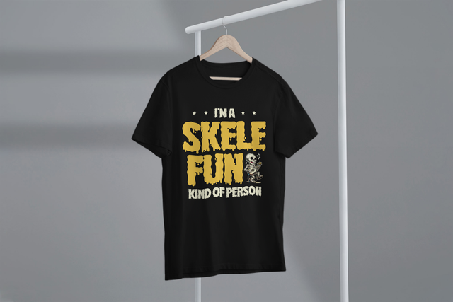 I’m A Skele-Fun Kind Of Person, Fun, Spooky Skeleton. Ich bin ein Skelett-lustiger Mensch, ein lustiges, gruseliges Skelett