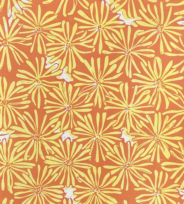 Chrysant geel oranje