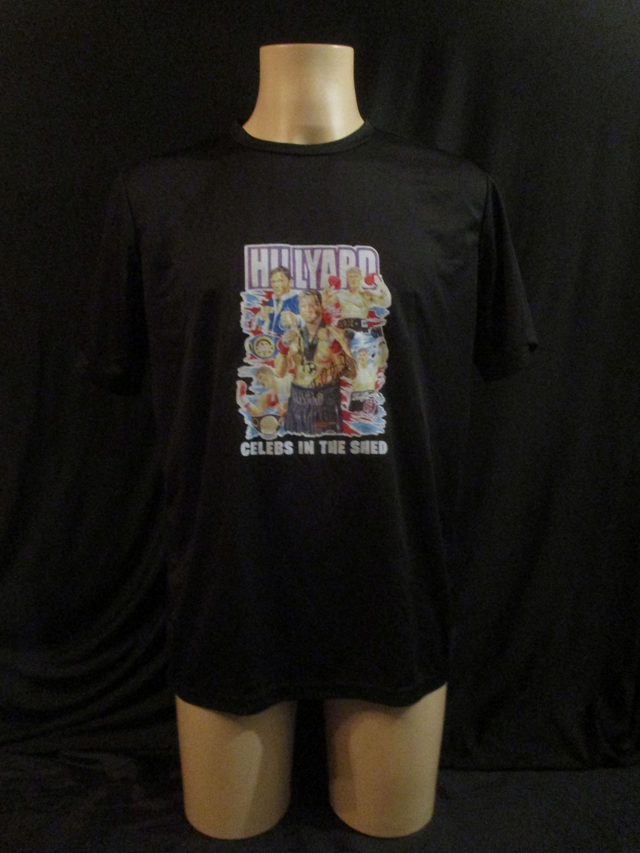 George Hillard Picture T-Shirt MENS ADULT 100% Polyester Crew Neck BLACK (Large) Top