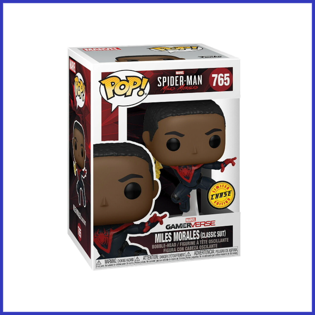 POP figure Spiderman Miles Morales Classic Suit Chase