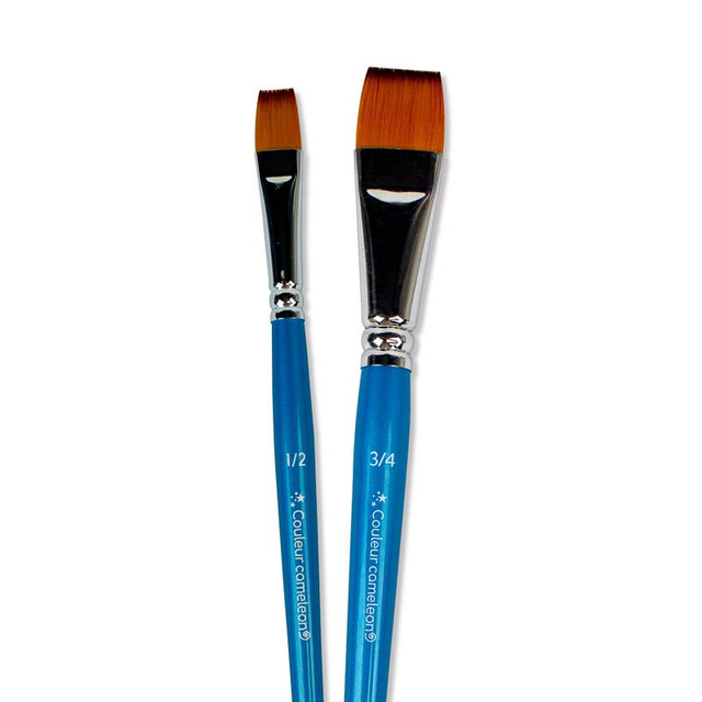 Couleur Caméléon - Pinceau plat 1/2