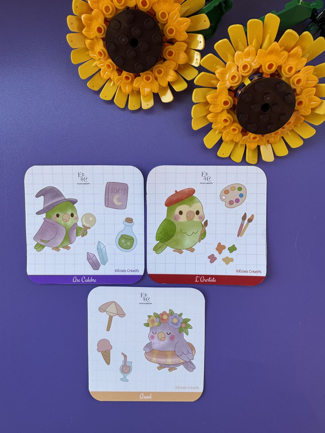 Planche de stickers (8x8)