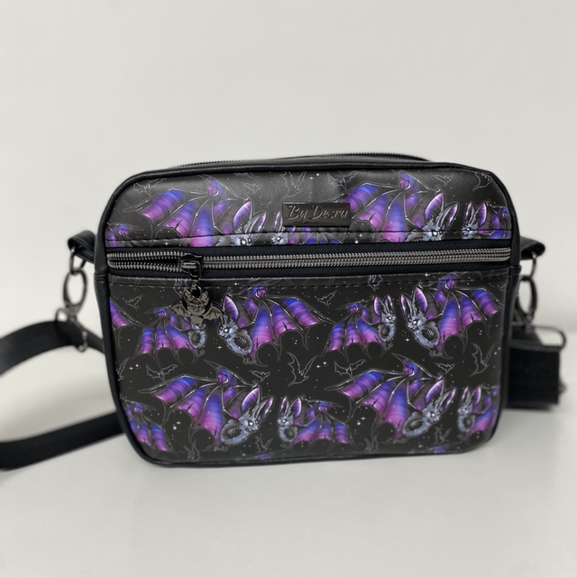 Skeleton Bats Crossbody Bag 